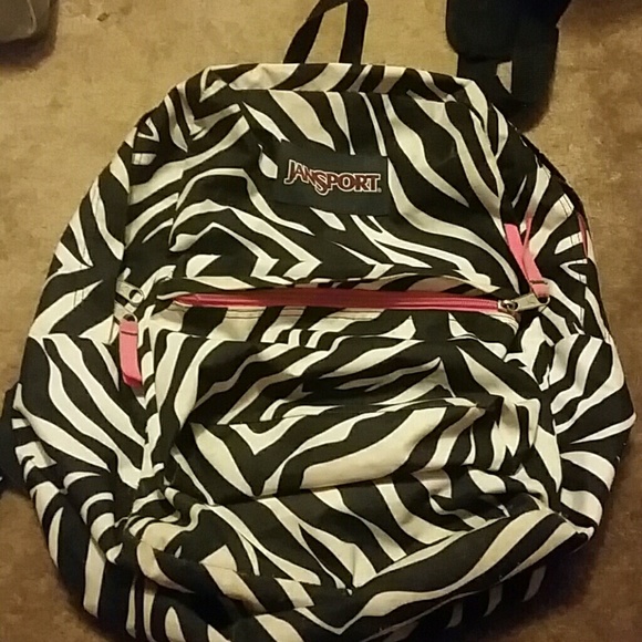 Zebra Jansport backpack - Picture 1 of 1