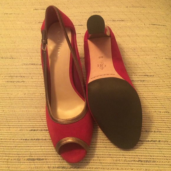 Brand New Cole Haan Corinne Open Toe Pump SZ 8.5 - Picture 3 of 4