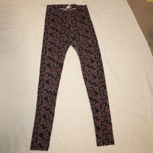 Flowered leggings