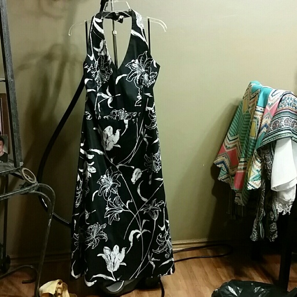 Halter top long dress