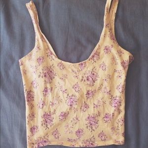 Floral crop top