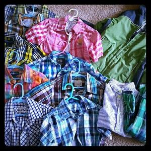 Lot of boys shirts size Small