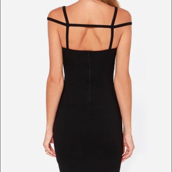 Black dress with straps - Picture 3 of 3