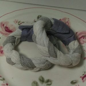 Two Handmade Recycled Bracelets