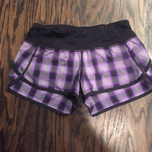 Lululemon speed shorts