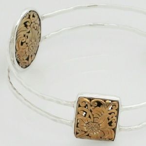 Retired Silpada Romance Novel Bangle Bracelet