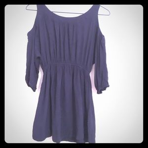 Navy Blue Dress, Shoulderless