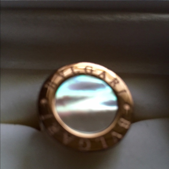 Bvlgari rose gold ring