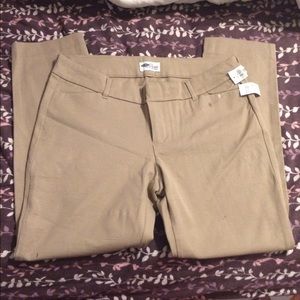Old Navy Pixie Pants Ankle Tan Biege Cropped