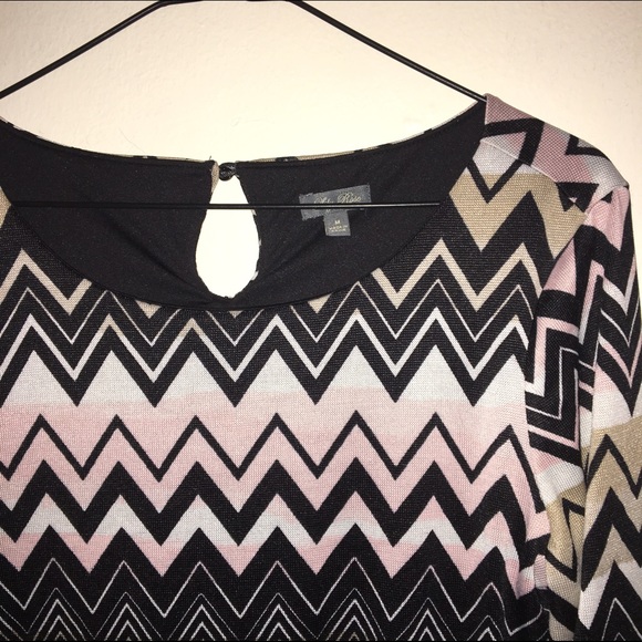 Mod Chevron Dress - Picture 2 of 2