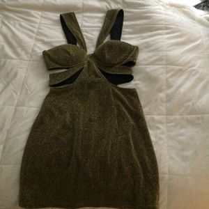 Gold sparkly dress