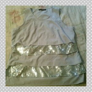 NWOT The Limited Sequin Top