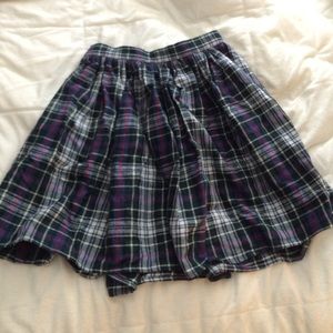 Plaid skirt