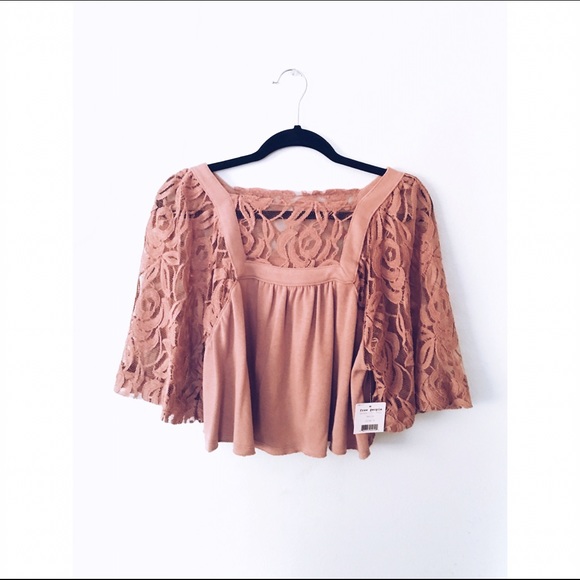 Free People lace blouse