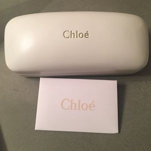 Chloe sunglasses case and cleaning cloth