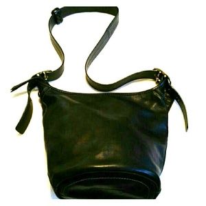 Coach Black Leather Bleeker Handbag G0793-11422