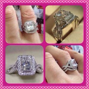 Women's Beautiful and shiny stone ring size 8💍