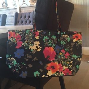 Canvas Floral Tote