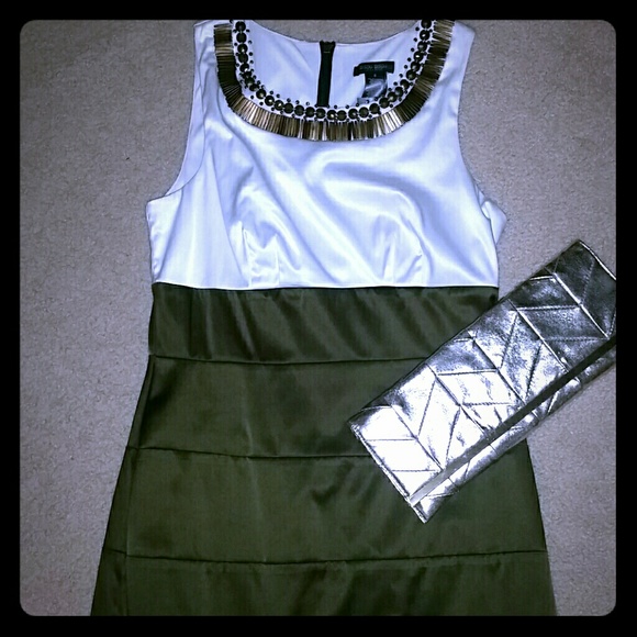 Party dress with on trend hardware detail