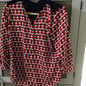 Violet and Claire top