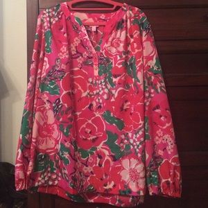 **SOLD** Lilly Pulitzer Floral Top