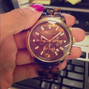 Michael Kors Tortoise watch