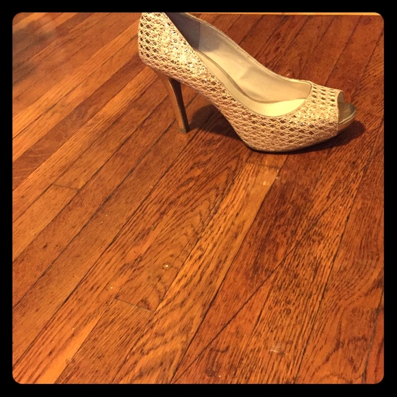 Audrey Brooke peep toe heel