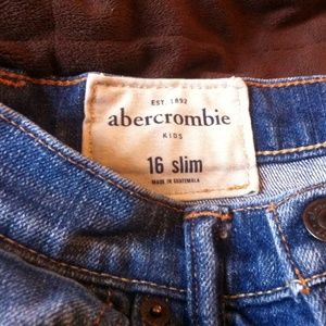 Abercrombie Kids jeans size 16 slim.