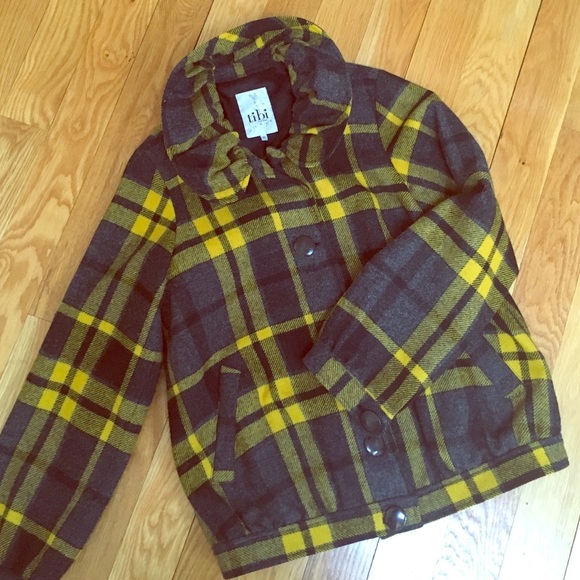 Tibi Wool Plaid Jacket
