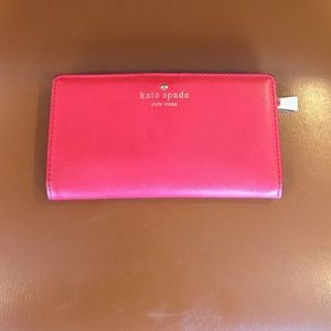 Kate Spade Red Wallet- minor wear