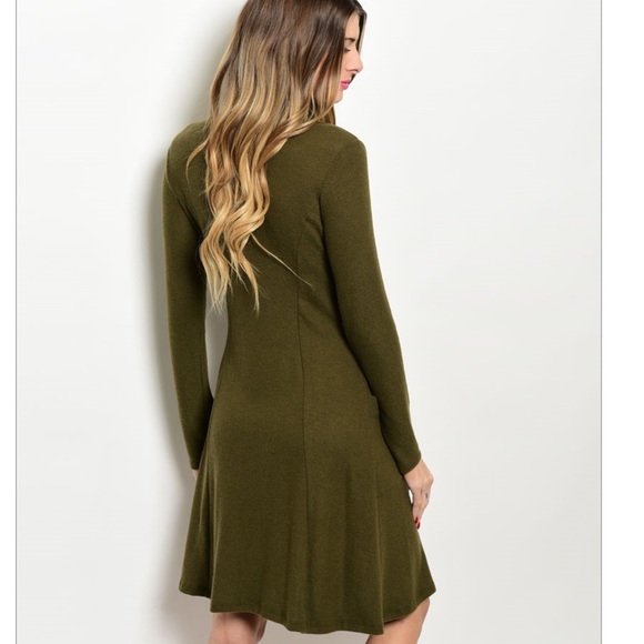 ❗️Mock Turtleneck Cape Maxi Tunic - Picture 2 of 2