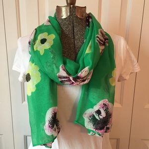 J.Crew Punk Floral Scarf