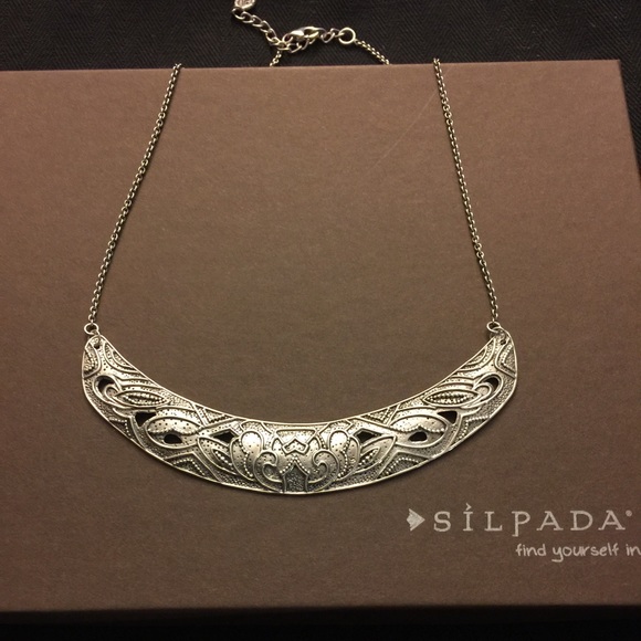 Silpada Ahead Of The Curve Oxidized Necklace - image 1