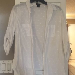 Ann Taylor white blouse
