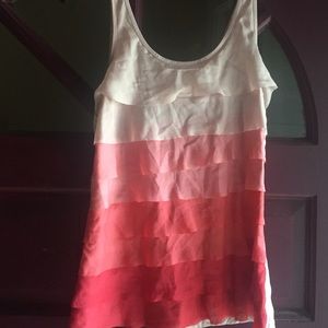 Apt 9 ruffle tank top