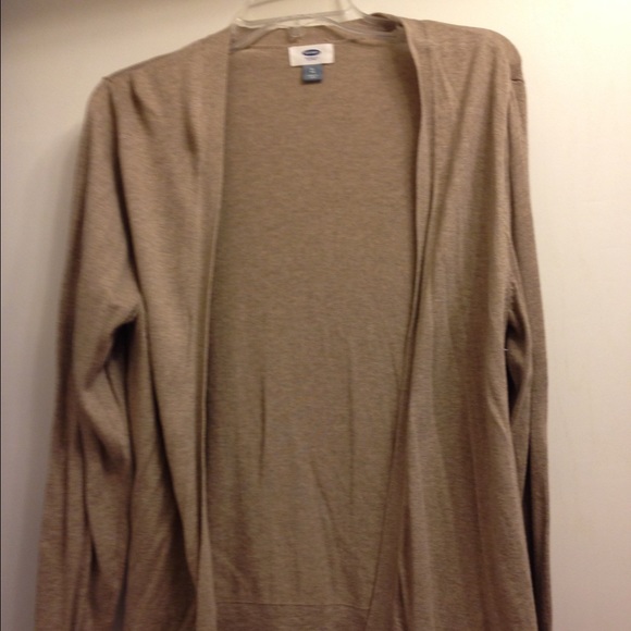 Heathered oatmeal cardigan