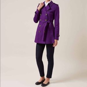 Trench Coat - Hobbs London - Royal Purple