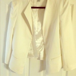 White forever 21 blazer never worn
