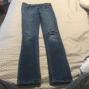 Girls sz 14 denizen distressed skinny jeans