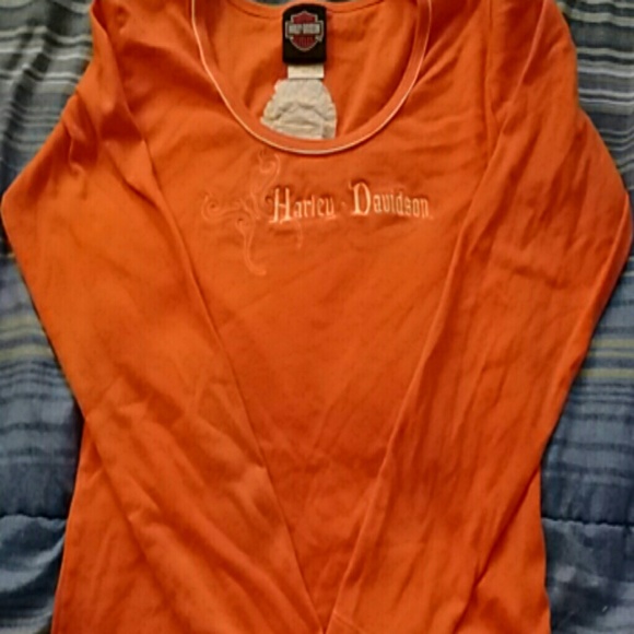 long sleeved harley davidson shirt