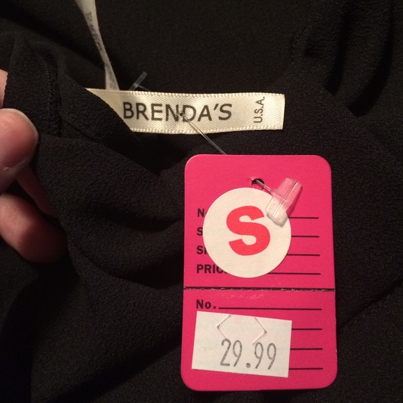 Beautiful black bow back top - Picture 3 of 3