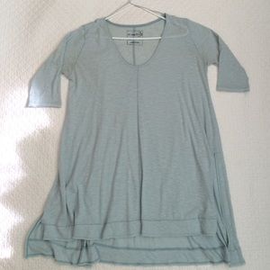 Light Green/Blue 1/4 Length Sleeve Tunic
