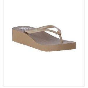 Tory Burch khaki Wedge