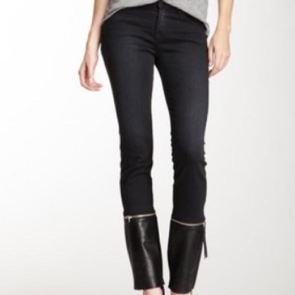 🐰HOLIDAY SALE 🐰J Brand Alley Cat Leather Zip-Off