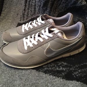Gray women's Nike shoes