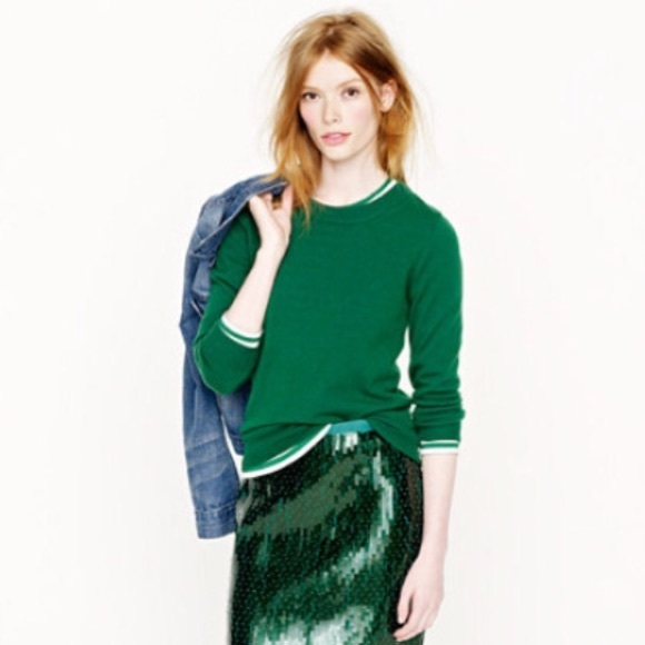 J. Crew Hunter Green Sweater