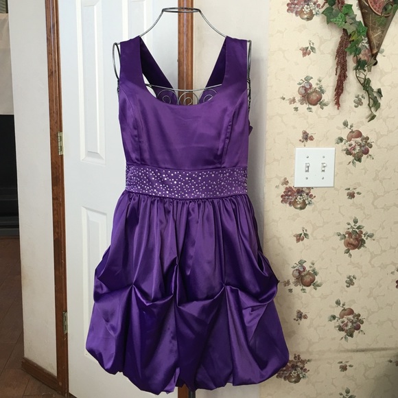 Purple Cocktail Dress - Picture 1 of 4