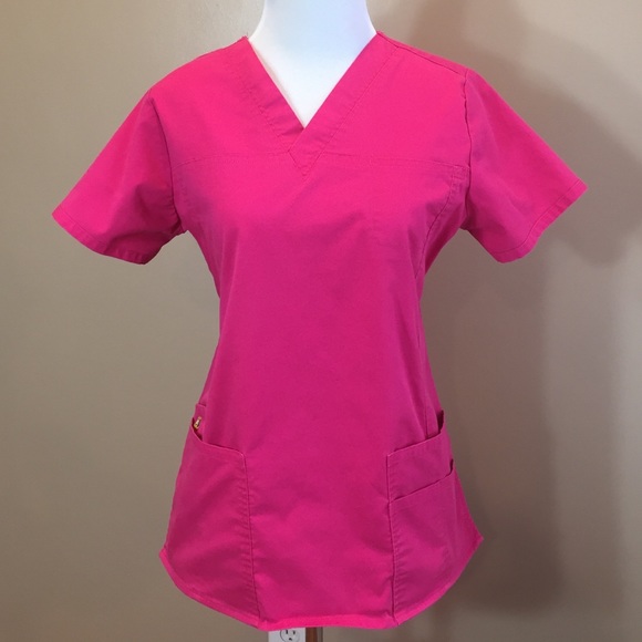 Pink Wonderwink scrub set