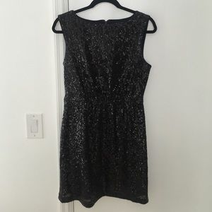 Sequin Little Black Dress LBD
