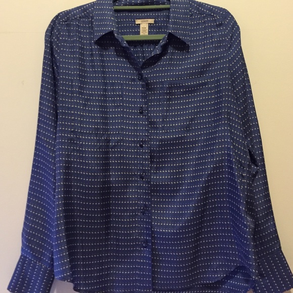 Jcrew silk button down